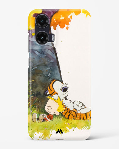 Calvin Hobbes Under Tree Hard Case Phone Cover (Motorola)