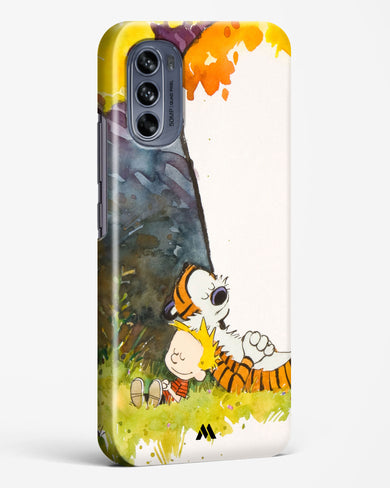 Calvin Hobbes Under Tree Hard Case Phone Cover (Motorola)