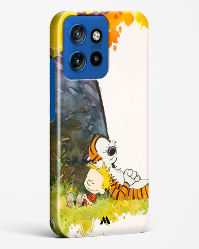 Calvin Hobbes Under Tree Hard Case Phone Cover (Motorola)