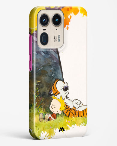 Calvin Hobbes Under Tree Hard Case Phone Cover (Motorola)