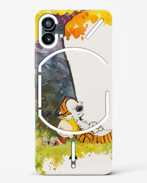 Calvin Hobbes Under Tree Hard Case Phone Cover (Nothing)