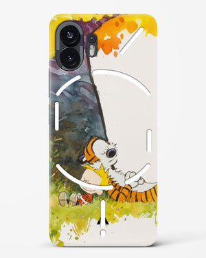Calvin Hobbes Under Tree Hard Case Phone Cover (Nothing)