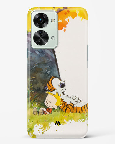 Calvin Hobbes Under Tree Hard Case Phone Cover-(OnePlus)