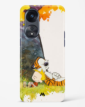 Calvin Hobbes Under Tree Hard Case Phone Cover (Oppo)