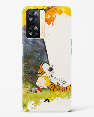 Calvin Hobbes Under Tree Hard Case Phone Cover-(Oppo)