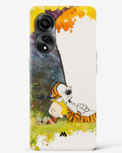 Calvin Hobbes Under Tree Hard Case Phone Cover (Oppo)