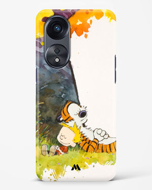 Calvin Hobbes Under Tree Hard Case Phone Cover-(Oppo)