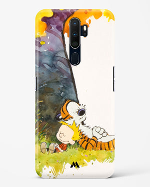 Calvin Hobbes Under Tree Hard Case Phone Cover-(Oppo)