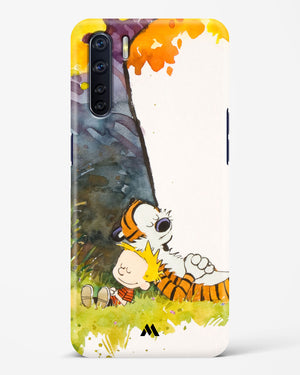 Calvin Hobbes Under Tree Hard Case Phone Cover-(Oppo)