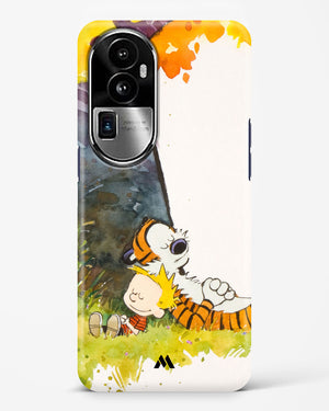Calvin Hobbes Under Tree Hard Case Phone Cover (Oppo)