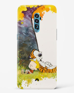 Calvin Hobbes Under Tree Hard Case Phone Cover-(Oppo)