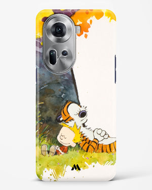 Calvin Hobbes Under Tree Hard Case Phone Cover (Oppo)