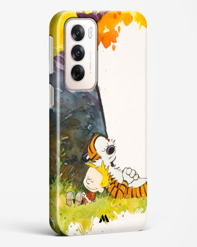 Calvin Hobbes Under Tree Hard Case Phone Cover (Oppo)