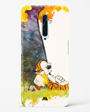 Calvin Hobbes Under Tree Hard Case Phone Cover-(Oppo)