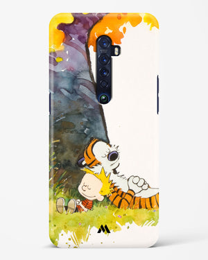 Calvin Hobbes Under Tree Hard Case Phone Cover-(Oppo)