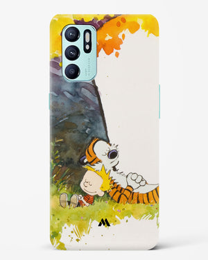 Calvin Hobbes Under Tree Hard Case Phone Cover-(Oppo)