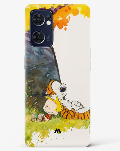 Calvin Hobbes Under Tree Hard Case Phone Cover (Oppo)