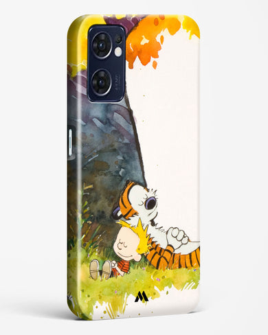 Calvin Hobbes Under Tree Hard Case Phone Cover (Oppo)