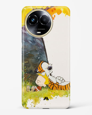 Calvin Hobbes Under Tree Hard Case Phone Cover-(Realme)