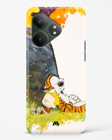 Calvin Hobbes Under Tree Hard Case Phone Cover (Realme)