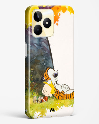 Calvin Hobbes Under Tree Hard Case Phone Cover-(Realme)