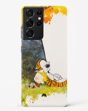 Calvin Hobbes Under Tree Hard Case Phone Cover-(Samsung)