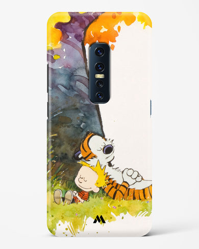 Calvin Hobbes Under Tree Hard Case Phone Cover-(Vivo)