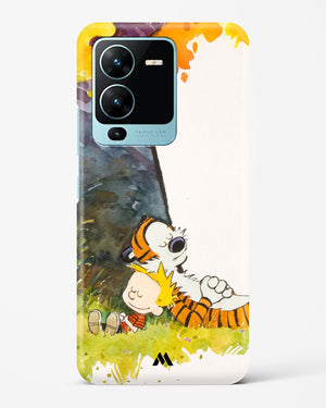 Calvin Hobbes Under Tree Hard Case Phone Cover-(Vivo)