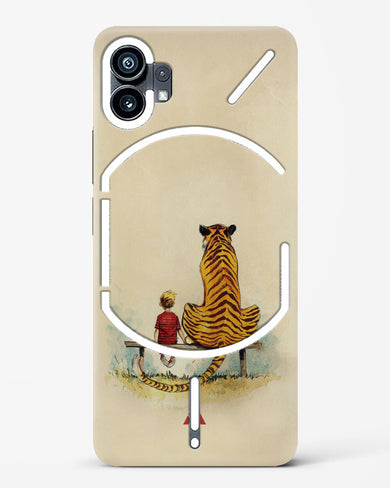 Calvin Hobbes Adolescence Hard Case Phone Cover-(Nothing)