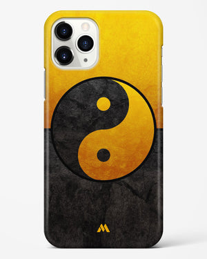 Yin Yang in Gold Hard Case Phone Cover (Apple)