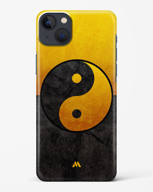 Yin Yang in Gold Hard Case Phone Cover (Apple)