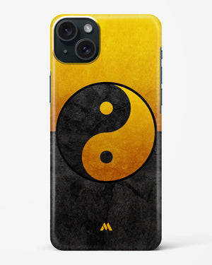 Yin Yang in Gold Hard Case Phone Cover (Apple)