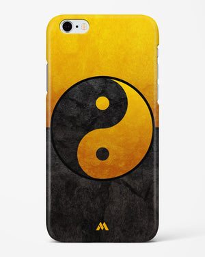 Yin Yang in Gold Hard Case Phone Cover (Apple)