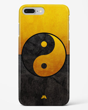 Yin Yang in Gold Hard Case Phone Cover (Apple)