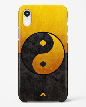 Yin Yang in Gold Hard Case Phone Cover (Apple)