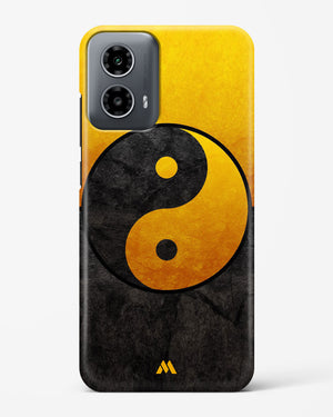 Yin Yang in Gold Hard Case Phone Cover (Motorola)