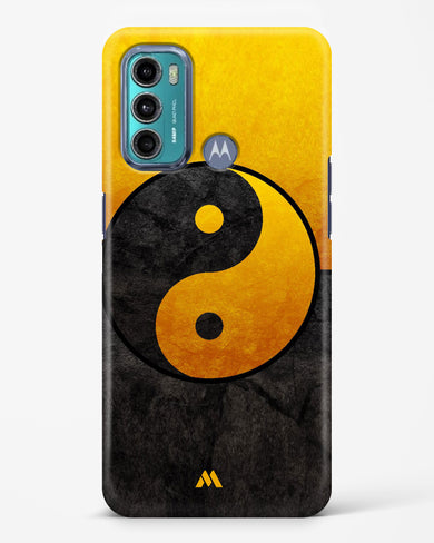 Yin Yang in Gold Hard Case Phone Cover (Motorola)