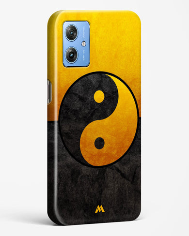 Yin Yang in Gold Hard Case Phone Cover (Motorola)