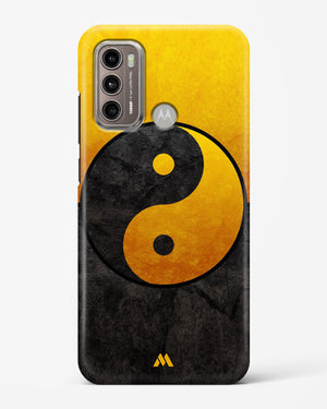 Yin Yang in Gold Hard Case Phone Cover (Motorola)