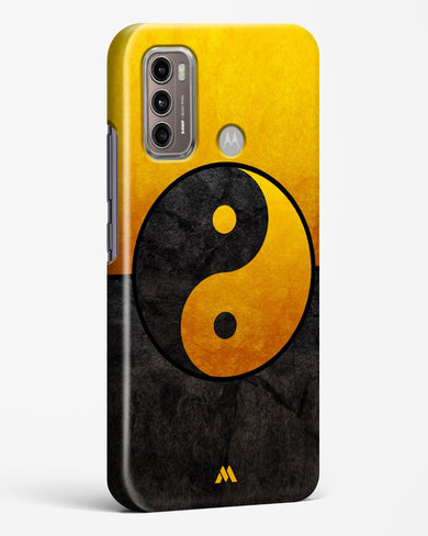 Yin Yang in Gold Hard Case Phone Cover (Motorola)