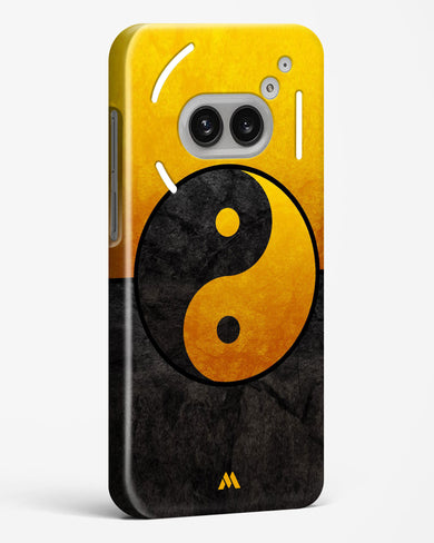 Yin Yang in Gold Hard Case Phone Cover (Nothing)
