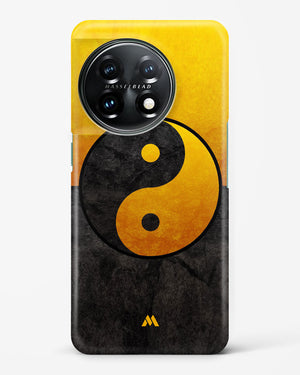 Yin Yang in Gold Hard Case Phone Cover (OnePlus)