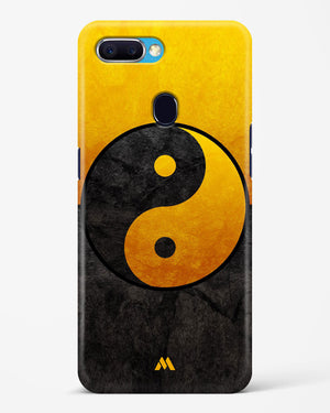 Yin Yang in Gold Hard Case Phone Cover-(Oppo)