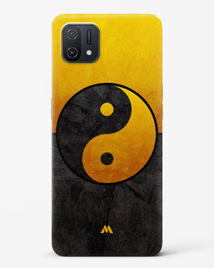 Yin Yang in Gold Hard Case Phone Cover (Oppo)