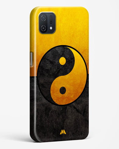 Yin Yang in Gold Hard Case Phone Cover-(Oppo)