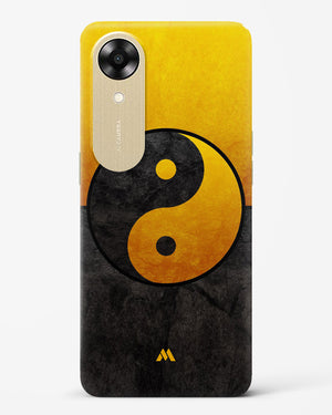 Yin Yang in Gold Hard Case Phone Cover (Oppo)