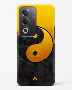Yin Yang in Gold Hard Case Phone Cover (Oppo)