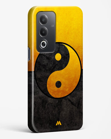 Yin Yang in Gold Hard Case Phone Cover (Oppo)