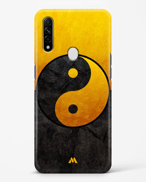 Yin Yang in Gold Hard Case Phone Cover (Oppo)