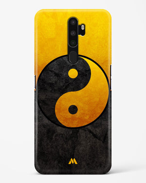 Yin Yang in Gold Hard Case Phone Cover (Oppo)